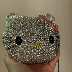 Limited Edition ✨ Lola + the Boys Crystal Hello Kitty Clutch